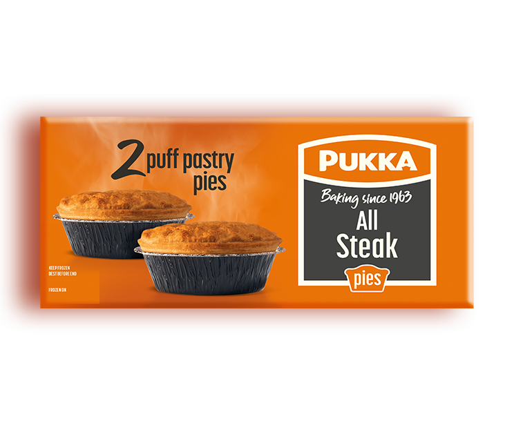 At home Pukka Pies