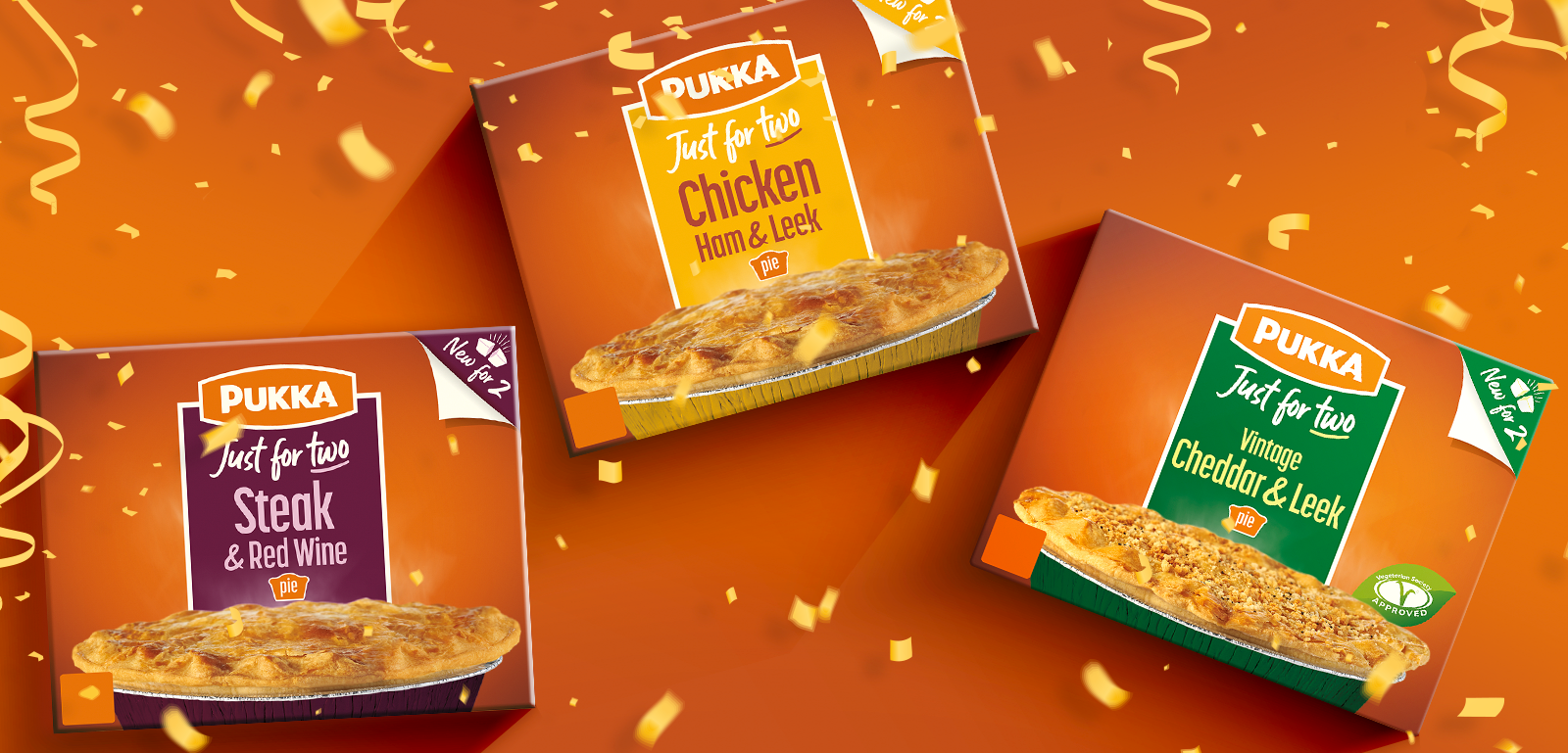 Meet your new perfect match Pukka's Just For Two Pukka Pies