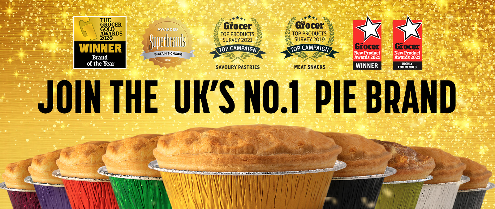Join the Uk's no.1 pie brand