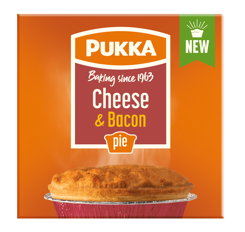 Pukka Cheese and Bacon Pie