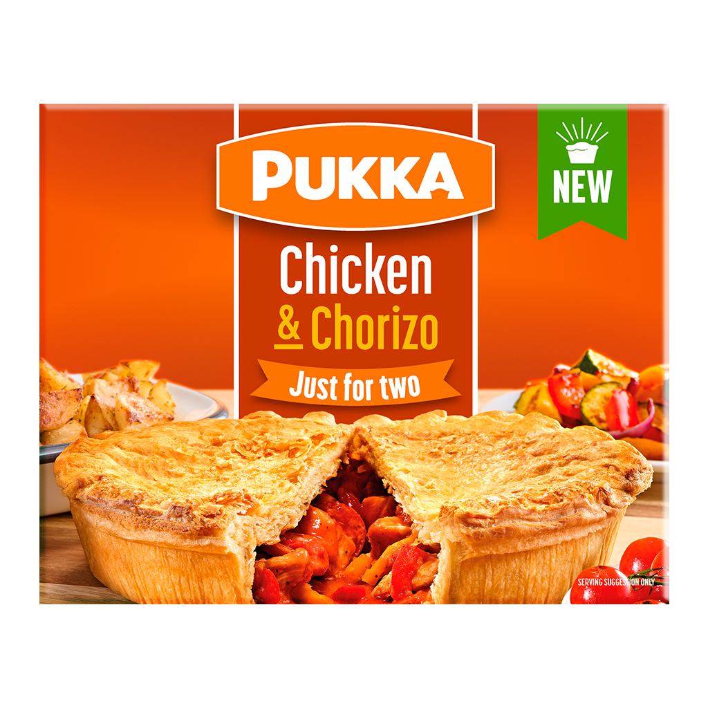 Pukka Chicken and Chorizo Just for two Pie