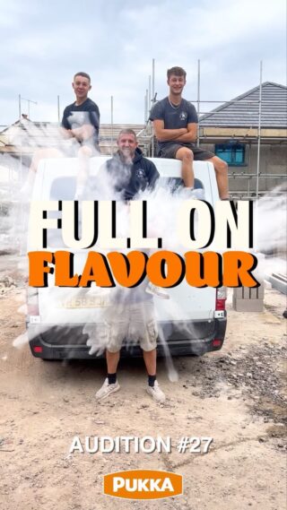 A new FULL ON audition tape has just come in! 📼

The @sjrbuildingsolutions lads know FULL ON flavour 🤌

Share a video of what FULL ON means to you with the hashtag #FullOnFlavour for the chance to feature in our campaign.

#FullOn #Pukka #FullOnFlavour